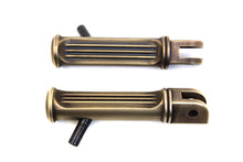 Load image into Gallery viewer, Brass Driver Footpeg Set