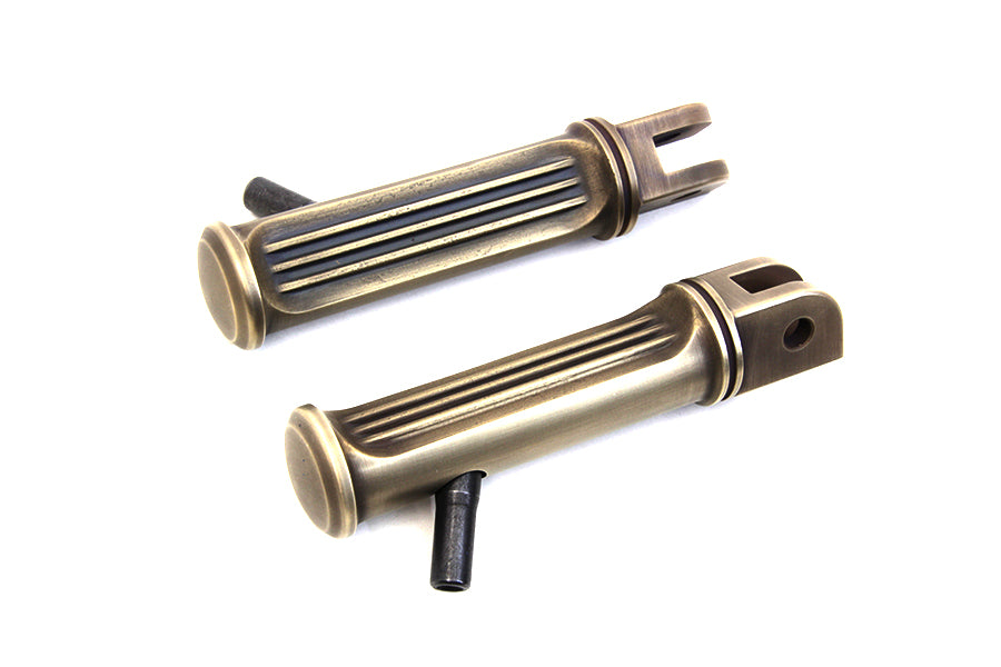 Brass Driver Footpeg Set