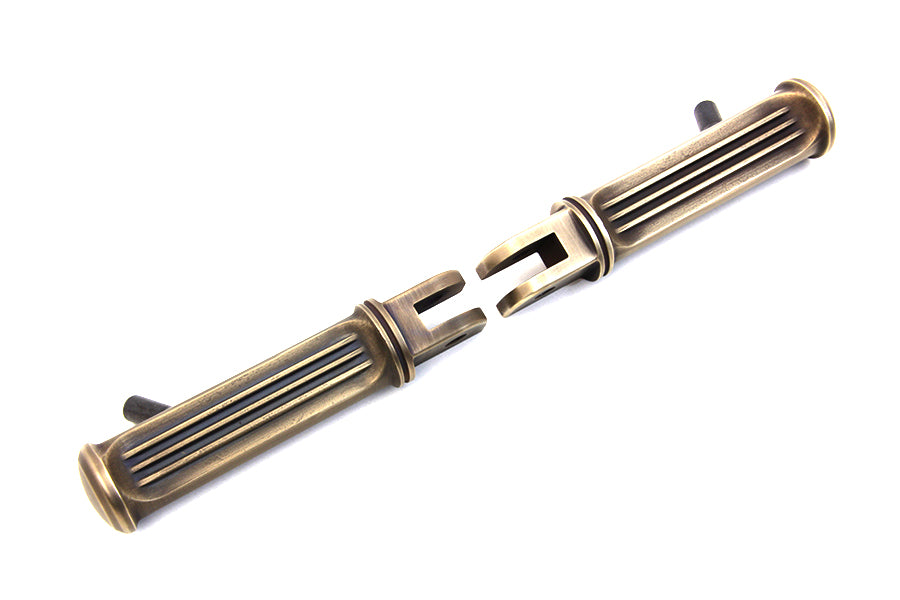 Brass Driver Footpeg Set