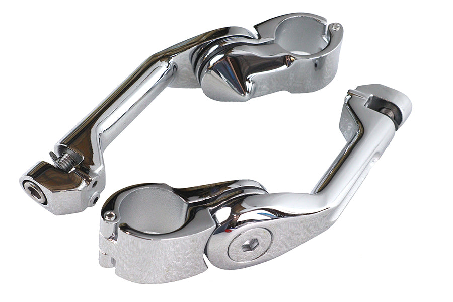 Adjustable Long Footpeg Mount Kit Forged Alloy