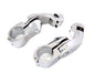 Short Angled Footpeg Mount Kit Chrome