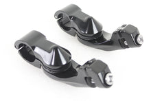 Load image into Gallery viewer, Short Angled Footpeg Mount Kit Black