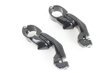 Load image into Gallery viewer, Short Angled Footpeg Mount Kit Black