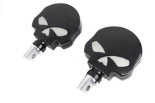 Load image into Gallery viewer, Skull Highway Footpeg Set Black