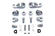 Load image into Gallery viewer, Adjustable Passenger Footpeg Mount Kit Chrome
