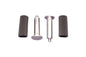 Rear Buddy Seat Footpeg Set Chrome