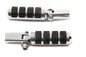 Passenger Footpeg Set Soft Paw Chrome