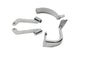 Footboard Mount Bracket Set Chrome