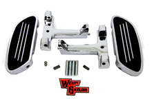 Load image into Gallery viewer, Wyatt Gatling Chrome Passenger Footboard Kit