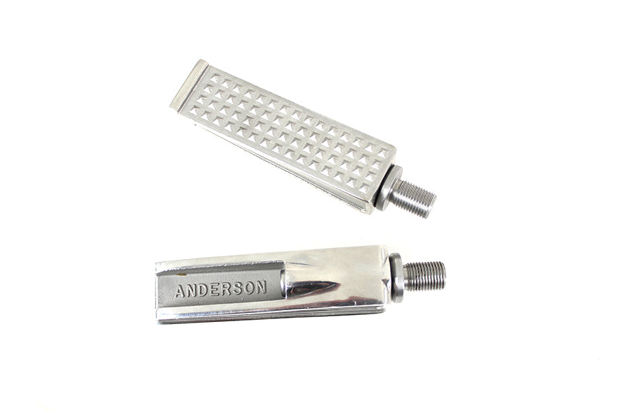 Anderson Footpeg Set Stainless Steel