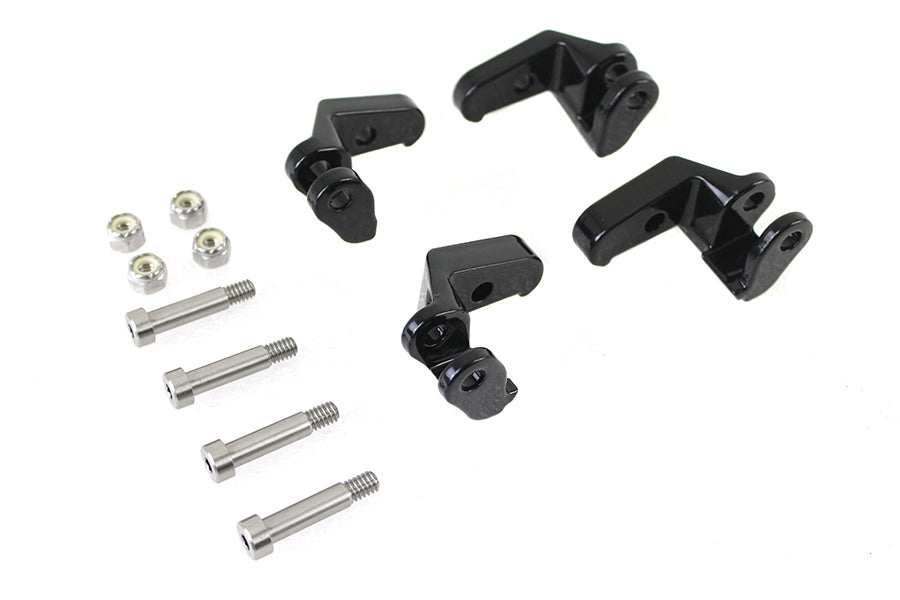 Driver Footboard Relocator Kit Black