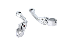 Load image into Gallery viewer, Adjustable Long Footpeg Mount Kit Chrome