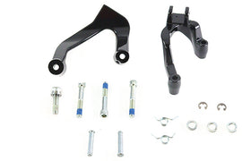 OE Footpeg Conversion Mount Set for motorcycle footpegs, includes mounting hardware and brackets for easy installation.