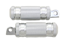 Load image into Gallery viewer, Silver Knurled Four Grooved Footpeg Set