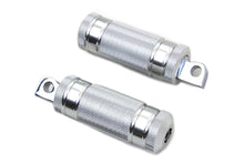 Load image into Gallery viewer, Silver Knurled Four Grooved Footpeg Set
