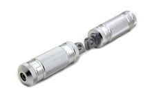 Load image into Gallery viewer, Silver Knurled Four Grooved Footpeg Set