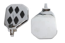 Load image into Gallery viewer, Factory Sample Chrome Mini Footboard Set with Diamond Design