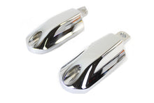 Load image into Gallery viewer, Chrome Small Streamliner Style Footpeg Set