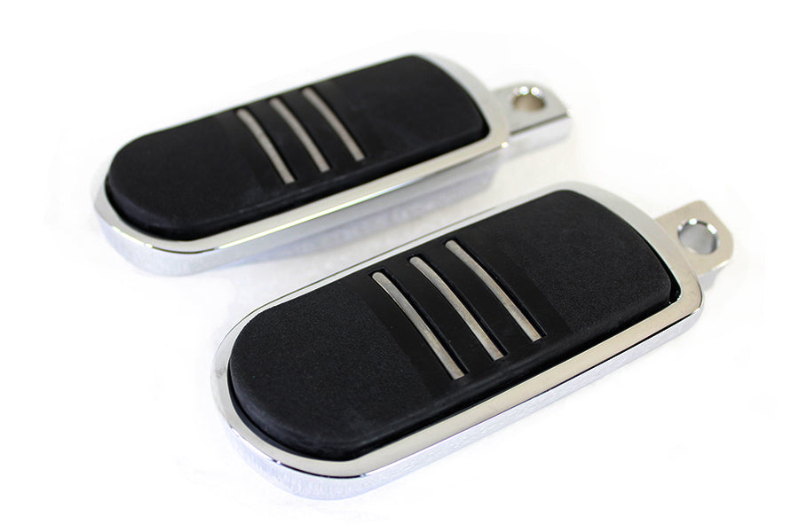 Chrome Small Streamliner Style Footpeg Set