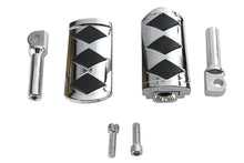 Load image into Gallery viewer, Diamond Style Adjustable Footpeg Set Chrome