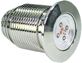 BAGGERNATION 16mm chrome thunderbolt fasteners for brake and turn signal hardware on a motorcycle.