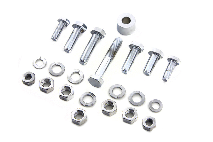 Exhaust System Mounting Bolt Kit Chrome