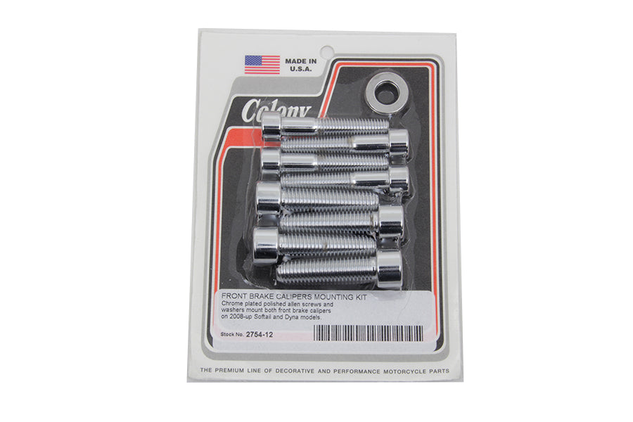 Allen Mount Kit for Front Brake Caliper Chrome