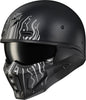 Covert X Open Face Helmet Tribe Matte Black/White Sm