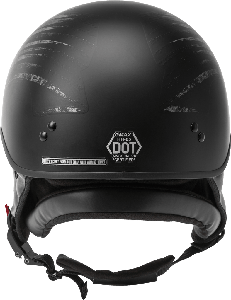 Hh 65 Half Helmet Bravery Matte Black/Grey 2x