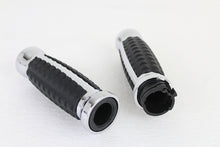 Load image into Gallery viewer, Alligator Style Throttle By Wire Grip Set Chrome