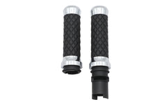 Load image into Gallery viewer, Argyle Style Grip Set Chrome