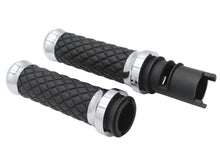 Load image into Gallery viewer, Argyle Style Grip Set Chrome