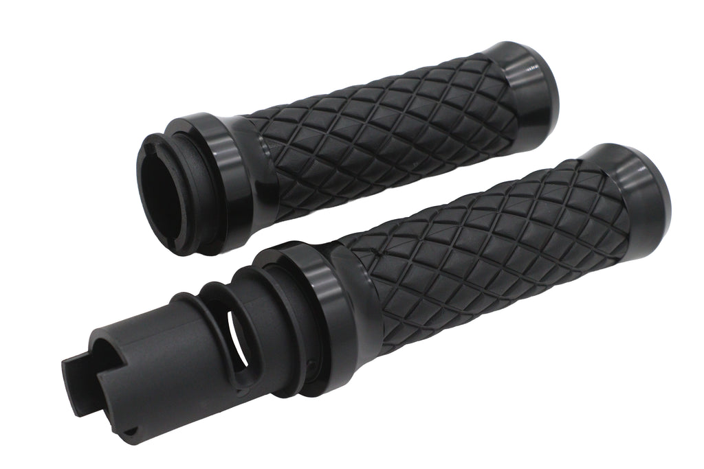 Argyle Style Grip Set Black