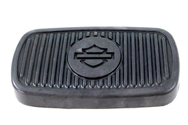 OE Black Brake Pedal Rubber for forward control motorcycle, durable rubber foot pedal for improved grip and control.