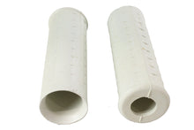 Load image into Gallery viewer, Replica White Waffle Style Grip Set with Plug Hole