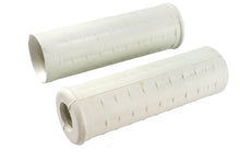 Load image into Gallery viewer, Replica White Waffle Style Grip Set with Plug Hole
