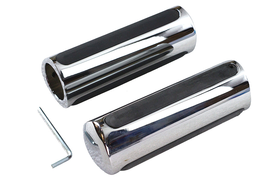Chrome Delta Style Grip Set
