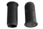 Driver Footpeg Rubber Black Set