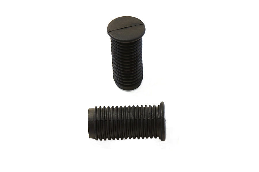 Driver Footpeg Rubber Black Set