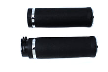Load image into Gallery viewer, Black Grip Set with Chrome End Caps