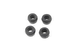 AEE rubber shock bushings for shocks, showing close-up of black rubber components on a metallic shock absorber.