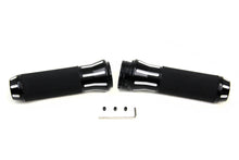 Load image into Gallery viewer, Black Grip Set with Black End Caps