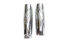 Load image into Gallery viewer, Billet Flame Style Grip Set