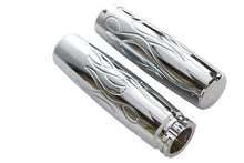 Load image into Gallery viewer, Billet Flame Style Grip Set