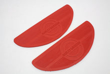 Load image into Gallery viewer, Red Oval Footbaord Set