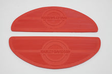 Load image into Gallery viewer, Red Oval Footbaord Set