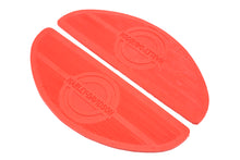 Load image into Gallery viewer, Red Oval Footbaord Set