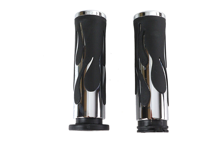 Hot Rod Flame Style Grip Set