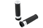 Black Grip Set with Chrome End Caps