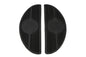 Half Moon Footboard Mat with Bullseye Design